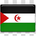 All in One Country Flag Icon, Western-Sahara- transparent background PNG clipart