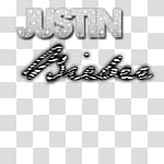 Justin bieber nombre transparent background PNG clipart