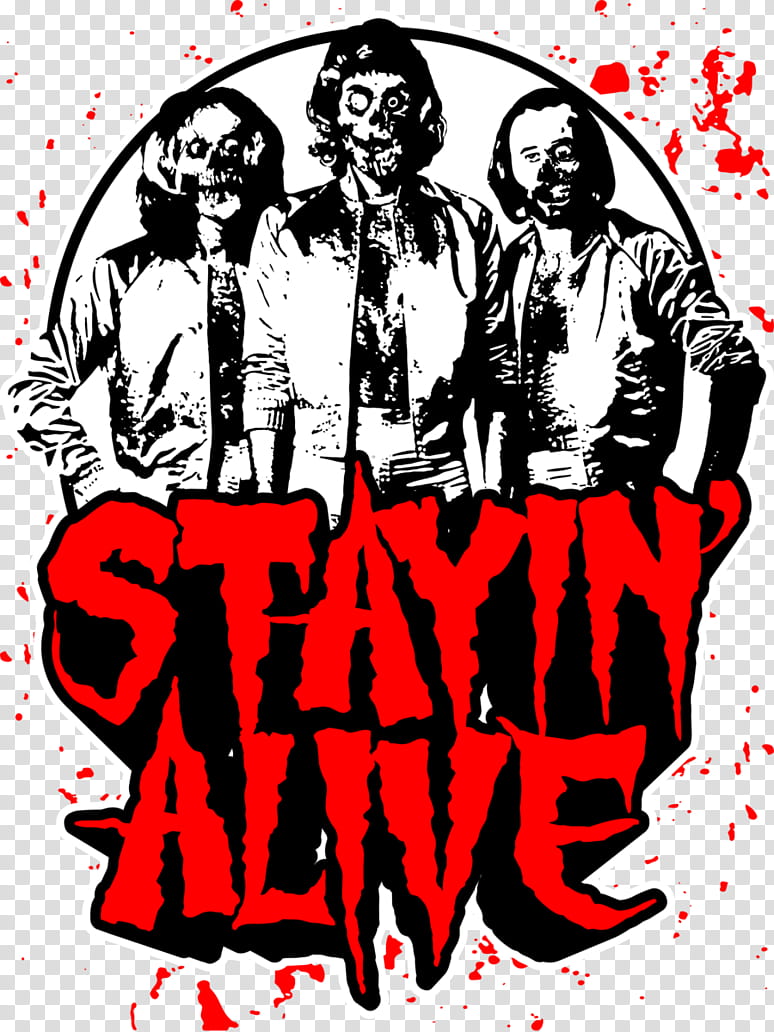 Stayin&#; Alive: Zom-Bee Gees transparent background PNG clipart