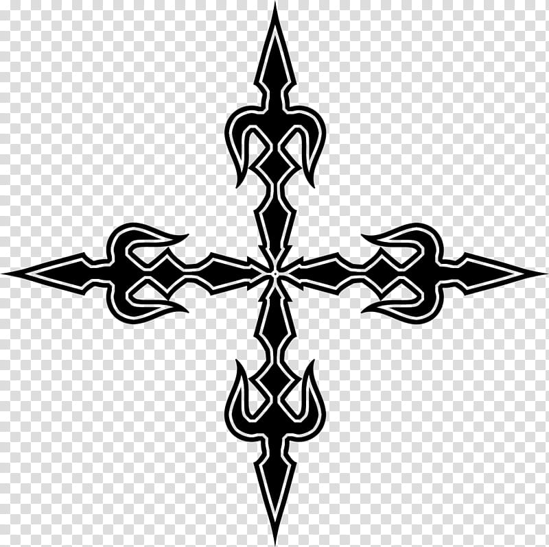 Gothic cross, black cross art transparent background PNG clipart