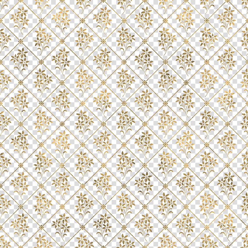 Antiche cover book Seamless textures, gold floral transparent background PNG clipart