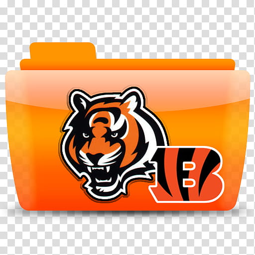 ColorFlow Cincinnati Bengals, bengalsfolder icon transparent background PNG clipart