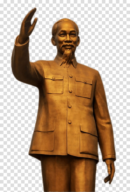Metal, Ho Chi Minh, Statue, Ho Chi Minh City, Vietnam, Sculpture, Standing, Gentleman transparent background PNG clipart