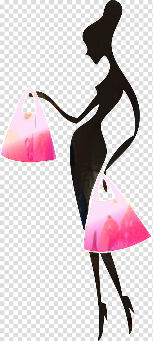 Girl, Shopping, Woman, Shopping Bag, Drawing, Shopping Centre, Lady, Silhouette transparent background PNG clipart