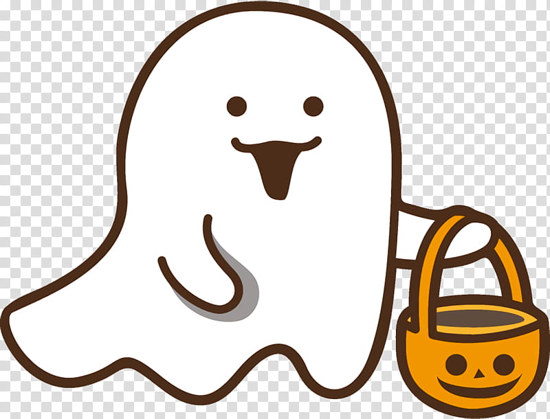 ghost halloween, Halloween , Facial Expression, Smile, Happy, Pleased, Line Art transparent background PNG clipart