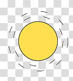 Made, round yellow circle art transparent background PNG clipart
