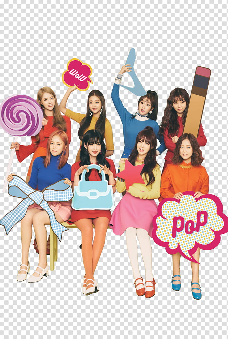 LOVELYZ R U Ready transparent background PNG clipart