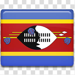 All in One Country Flag Icon, Swaziland-Flag- transparent background PNG clipart