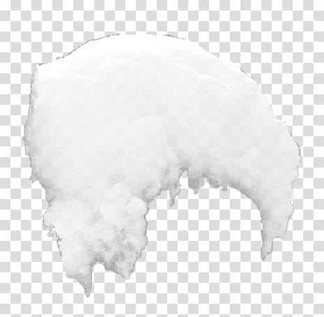 Snow Patch, white cloud transparent background PNG clipart