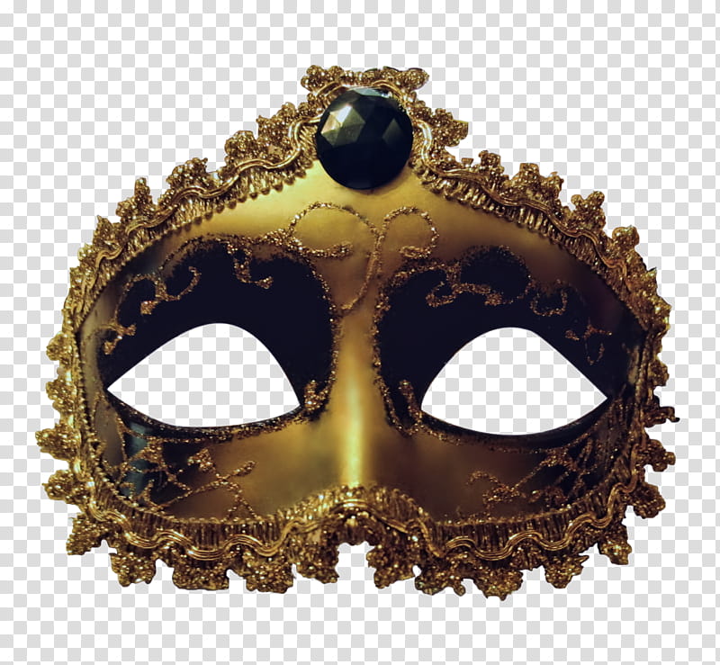 Mask, brown and black masquerade mask transparent background PNG clipart