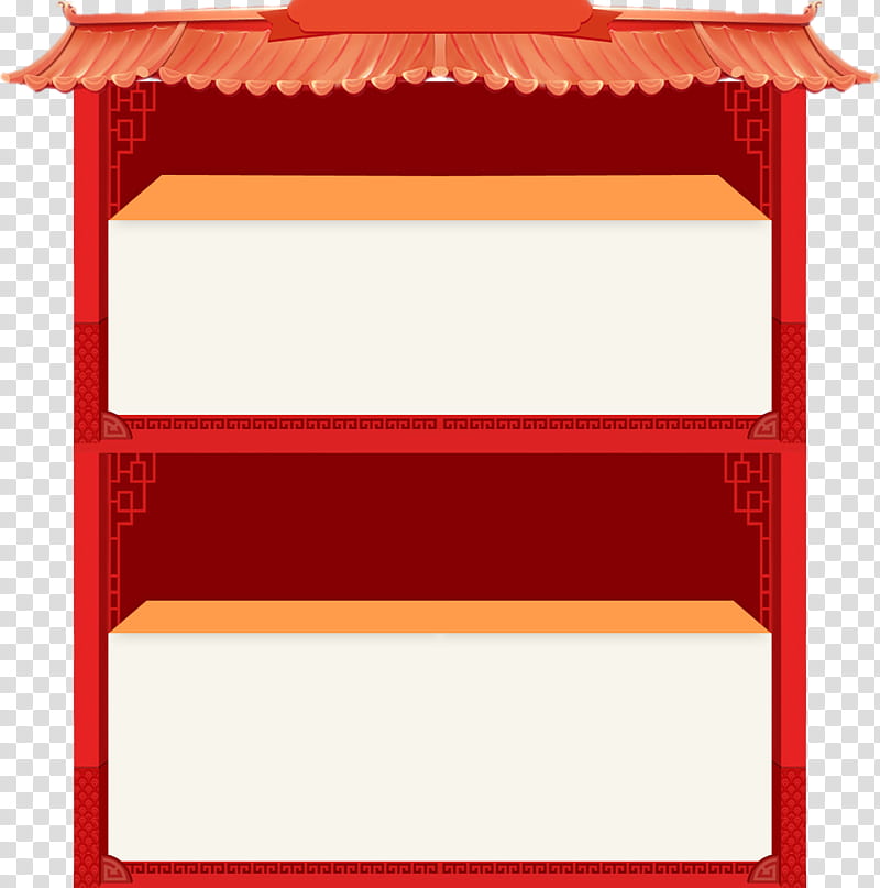 Red, Line, Furniture, Shelf, Shelving, Rectangle transparent background PNG clipart