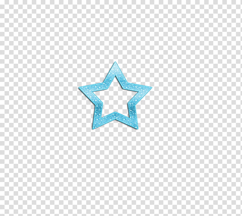 blue star art transparent background PNG clipart