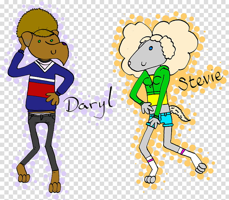 Daryl and Stevie transparent background PNG clipart