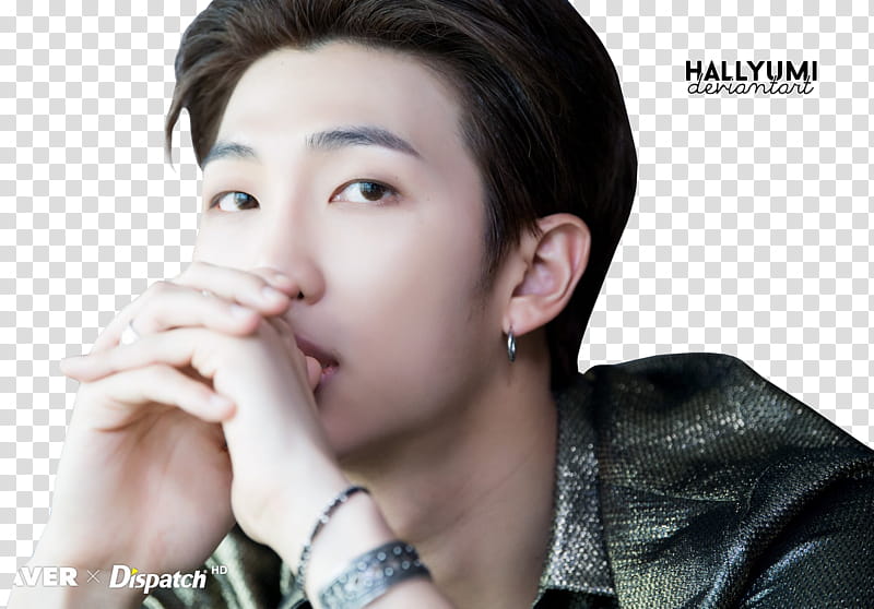 RM BBMAs , man putting both hands on mouth transparent background PNG clipart