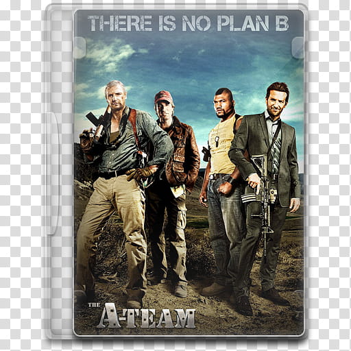 Movie Icon , The A-Team, The A-Team disc case transparent background PNG clipart