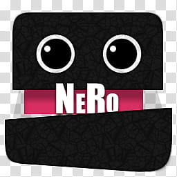 BlackCrocodile dock icons, NERO, Nero logo transparent background PNG clipart