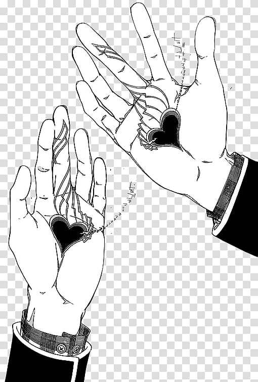 brush ComicHands   pics, two hands holding heart pendant illustration transparent background PNG clipart