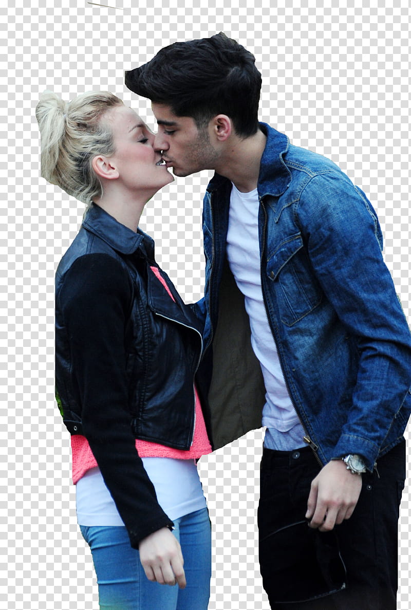 Zayn Malik kissing girl transparent background PNG clipart