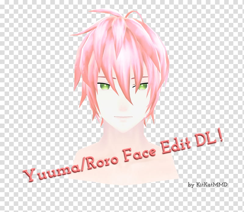 pink haired anime character transparent background PNG clipart