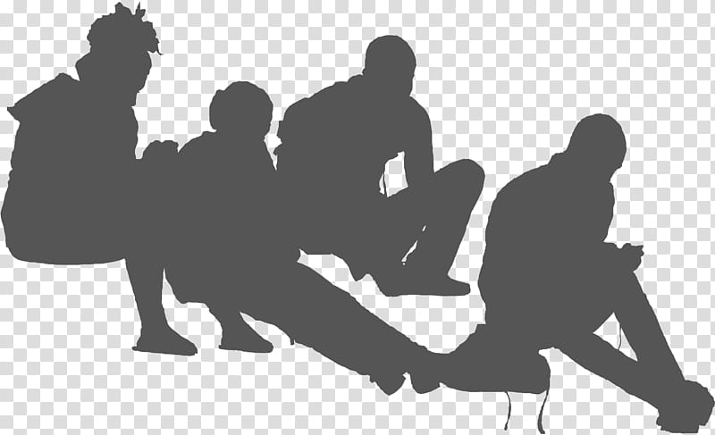 People Sitting, Alpha Compositing, montage, Silhouette, Rendering transparent background PNG clipart