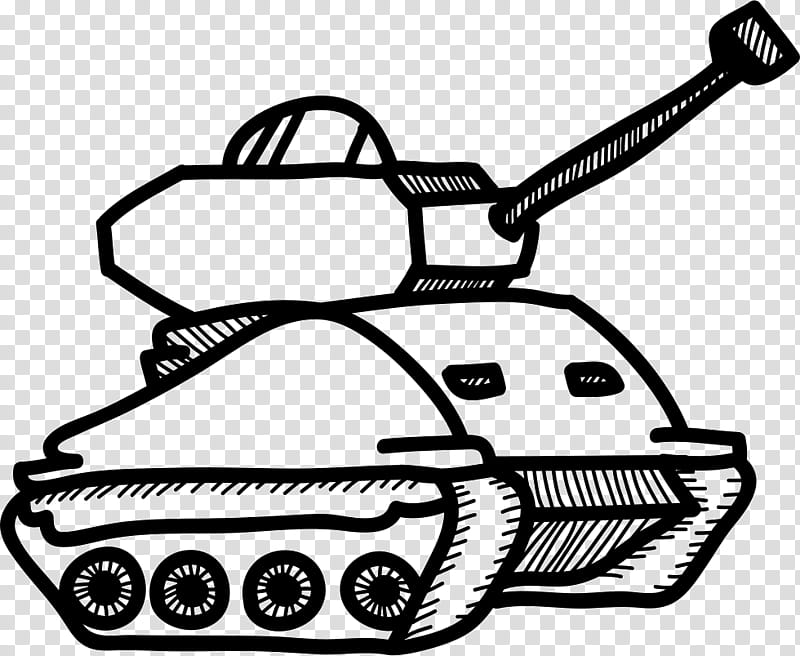 Tank Game Click Black And White, Black And White
, Line, Automotive Lighting, Line Art transparent background PNG clipart