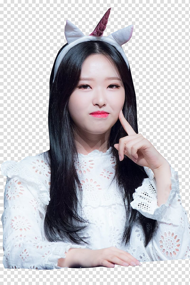OLIVIA HYE LOONA , women's white top transparent background PNG clipart