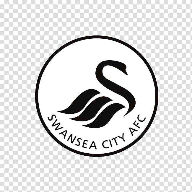 Black Line, Swansea, Swansea City Afc, Logo, Emblem, Text, Blog, Animal transparent background PNG clipart