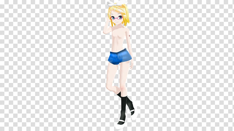 MMD Newcomer LAT Tricolor Airline Rin WIP  transparent background PNG clipart