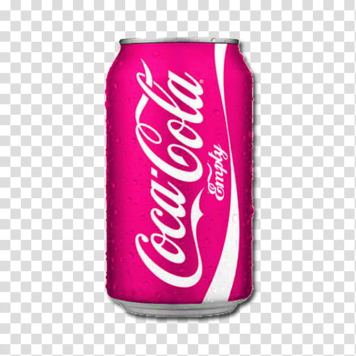 Richie Coke Trashes , Pink Coke© empty trash icon transparent background PNG clipart