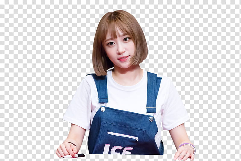 EXID HANI , woman in white shirt on focus graphy transparent background PNG clipart
