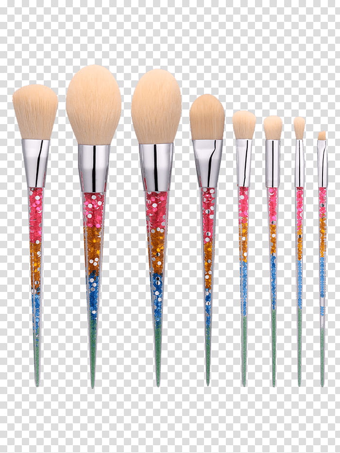 Paint Brush, Makeup Brushes, Cosmetics, Paint Brushes, Eye Shadow, Face Powder, Rouge, Foundation transparent background PNG clipart