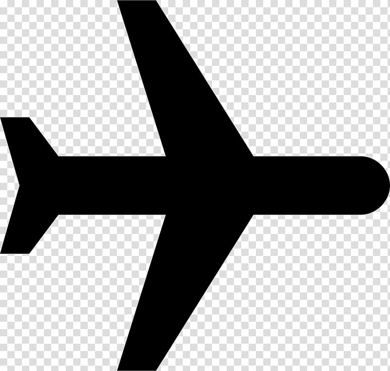 Airplane Symbol, Aircraft, Flight, Airline Ticket, Aviation, Airport, Takeoff, Black And White transparent background PNG clipart