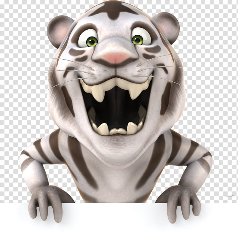 Cats, Tiger, White Tiger, 3D Computer Graphics, Bengal Tiger, Cartoon, Animal Figure, Roar transparent background PNG clipart
