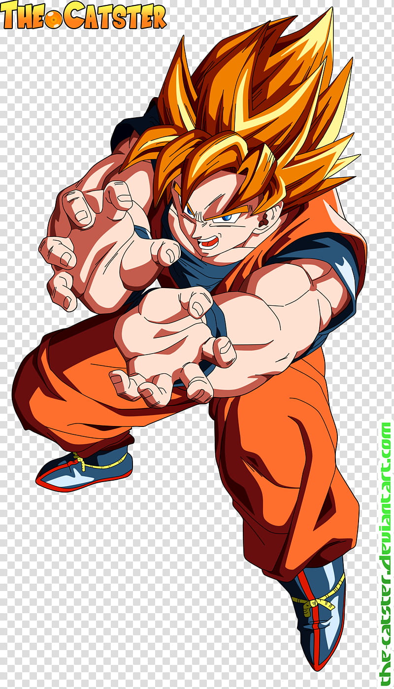 Goku ssj transparent background PNG clipart