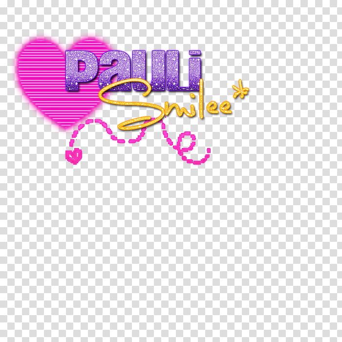 Texto Pauli Smilee transparent background PNG clipart
