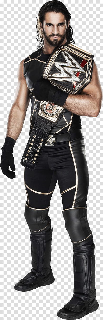 WWE World Heavyweight Champion Seth Rollins transparent background PNG clipart