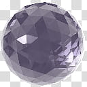 Crystalisman QT Dock Icon Set, ct_SemiBlackOpal_x, round purple art transparent background PNG clipart