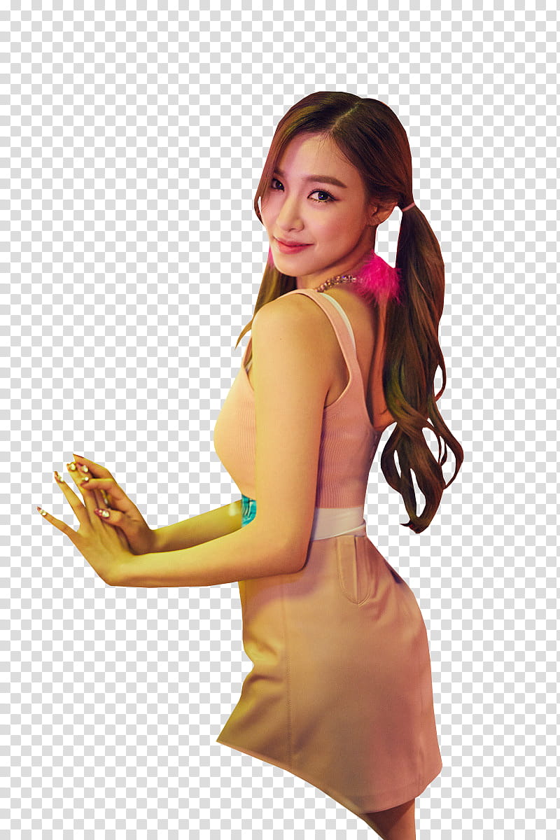 TIFFANY SNSD HOLIDAY NIGHT , woman posing transparent background PNG clipart