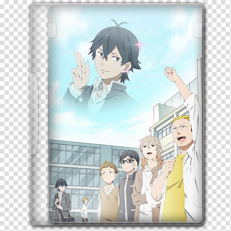 Anime  Summer Season Icon , Handa-kun, anime folder illustration transparent background PNG clipart
