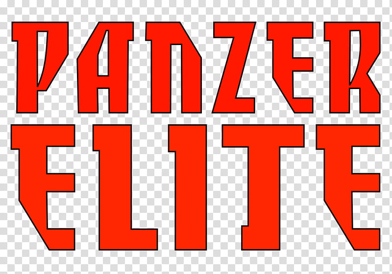 Red, Panzer Elite, Logo, Video Games, Text, Line, Area, Number transparent background PNG clipart
