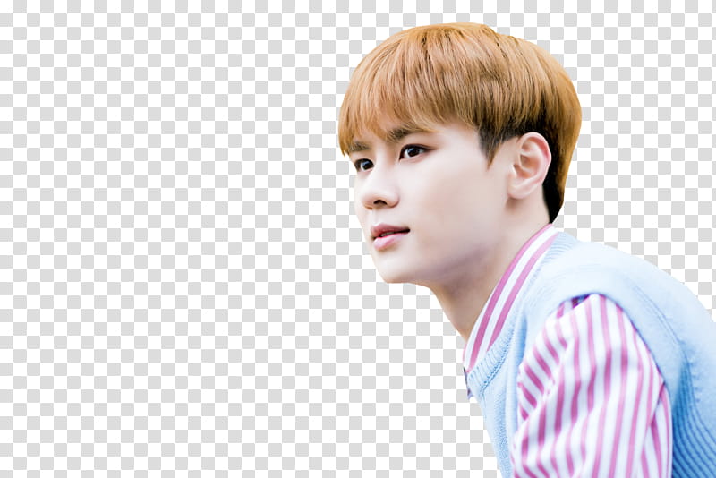 KUN NCT, man wearing blue sweater transparent background PNG clipart