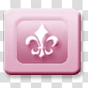 Icons, Desktop, pink fleur de lis illustration transparent background PNG clipart