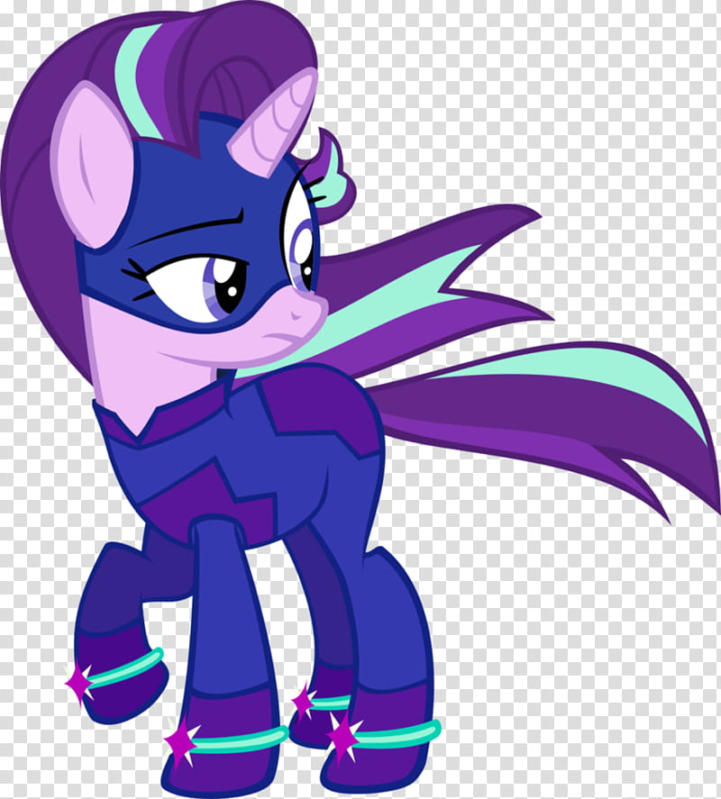 Starlight Glimmer Power Pony, standing blue unicorn illustration transparent background PNG clipart