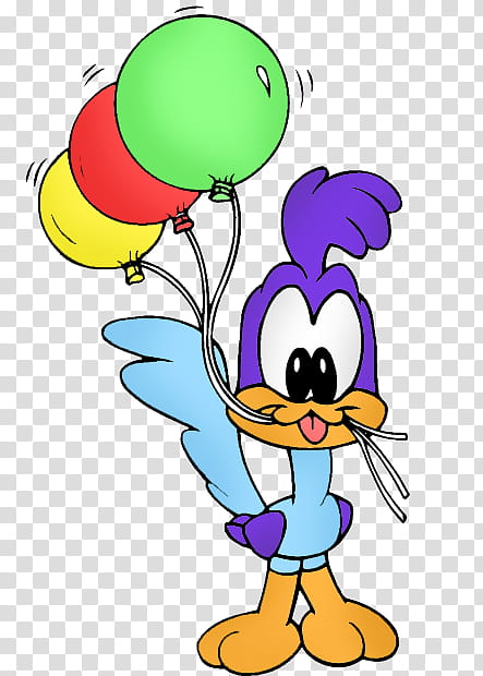 Looney Toons Baby, purple and yellow bird illustration transparent background PNG clipart