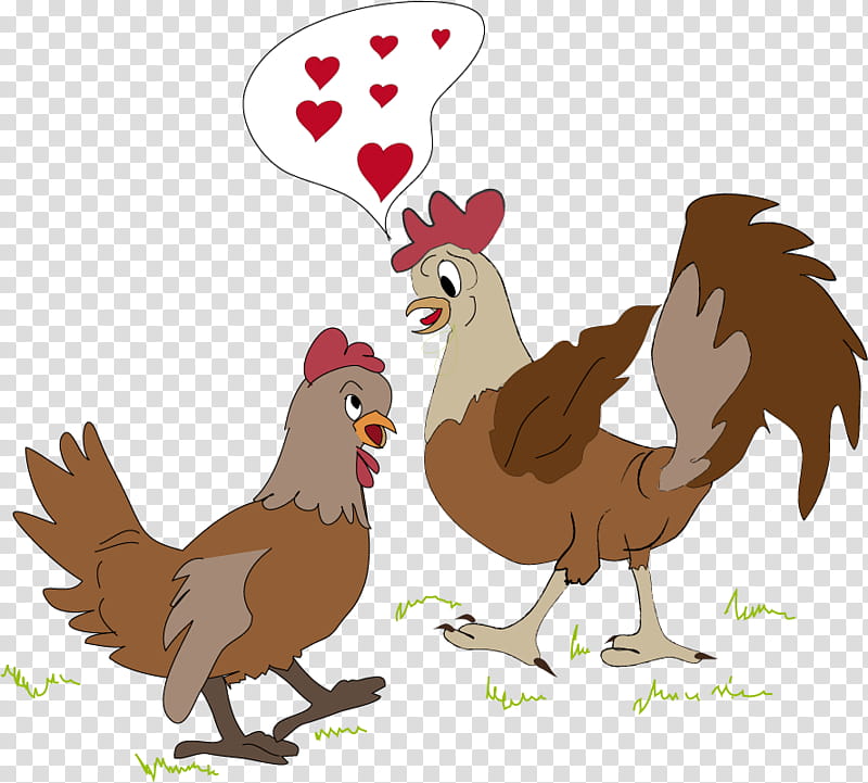Love Bird, Rooster, Chicken, Drawing, Infatuation, Wish, Painting, Cartoon transparent background PNG clipart