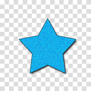 blue star sticker transparent background PNG clipart