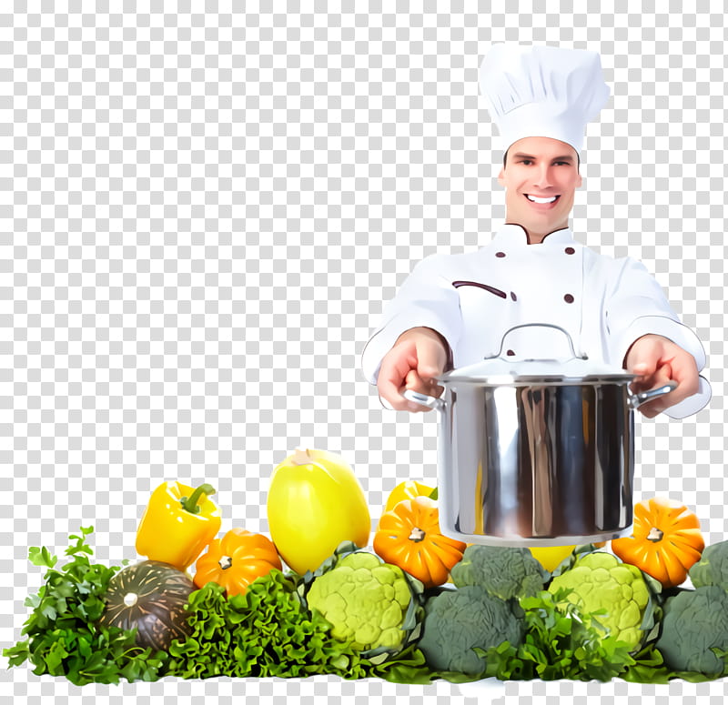 cook chef pot chief cook kitchen appliance, Pot, Cooking, Food, Kitchen Appliance Accessory, Cookware And Bakeware, Vegetarian Food transparent background PNG clipart