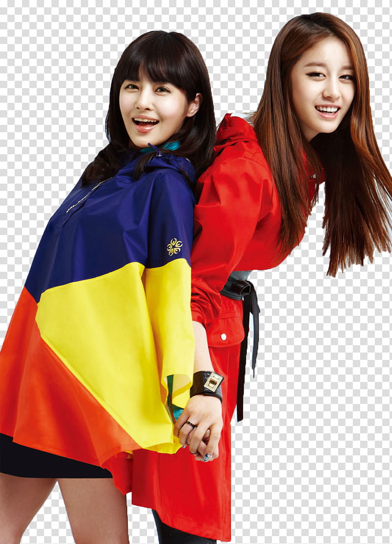 T ara Jiyeon and Boram render transparent background PNG clipart