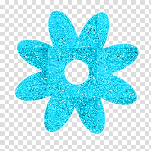 blue flower art transparent background PNG clipart
