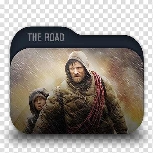 Movie Folders , The Road movie illustration transparent background PNG clipart